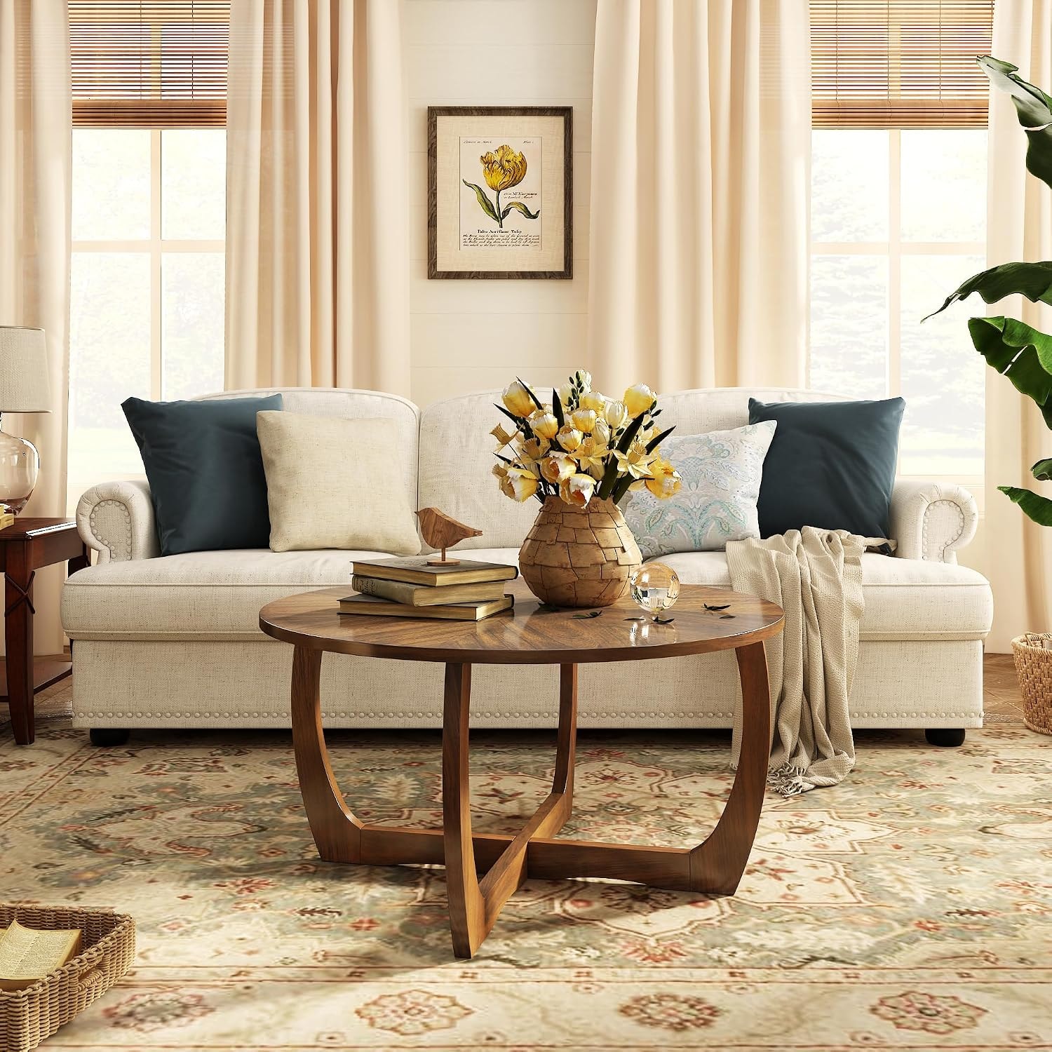 Timeless Round Wood Coffee Table