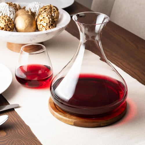 Acacia & Crystal Wine Decanter