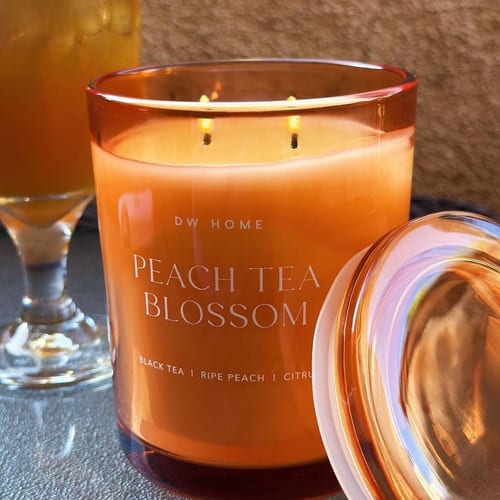 Peach Tea Blossom Candle