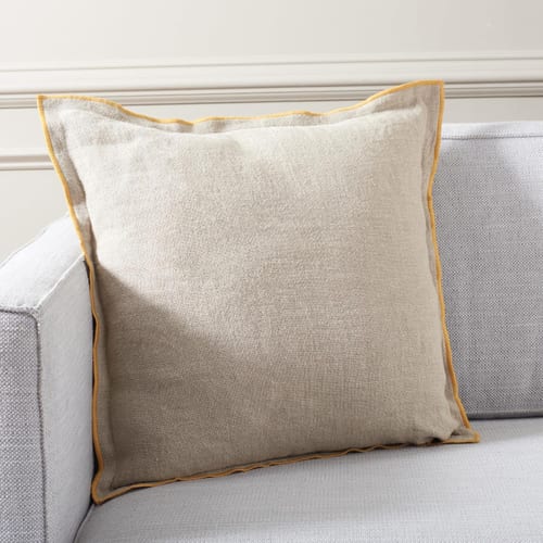 Safavieh Natural & Mustard Pillow