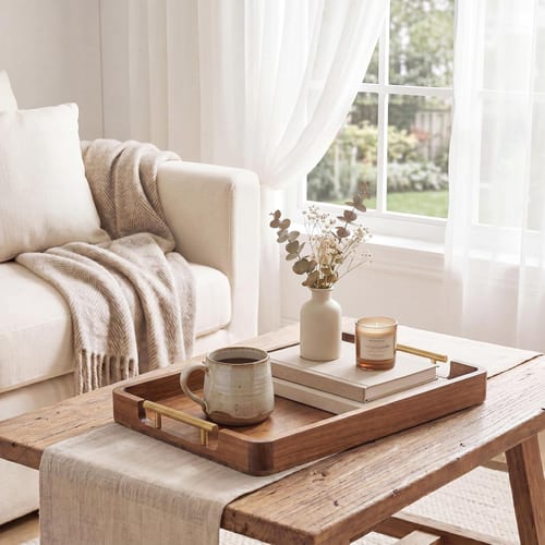 Acacia Wood Serving Tray