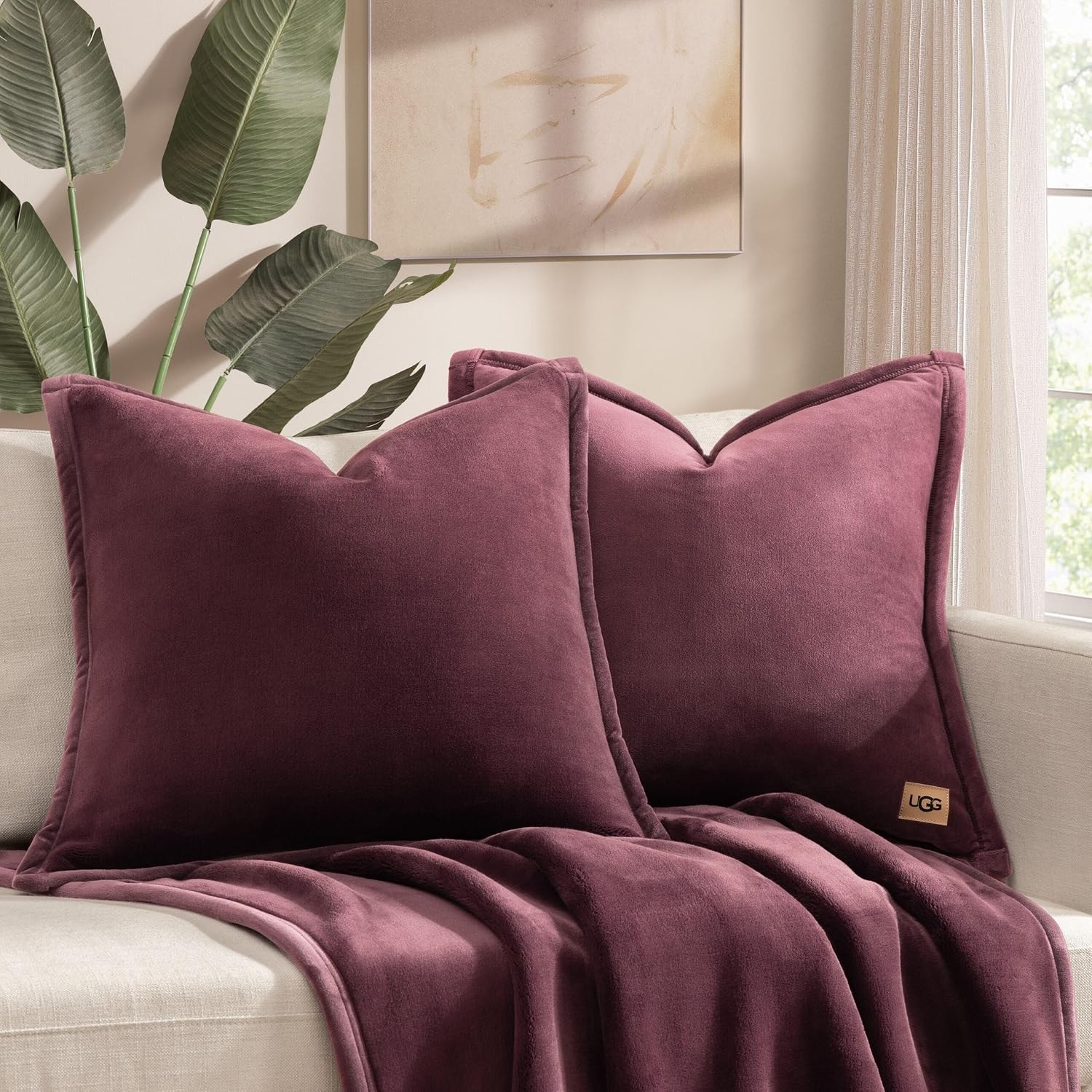 UGG Coco Velvet Decorative Pillows – Wild Grape
