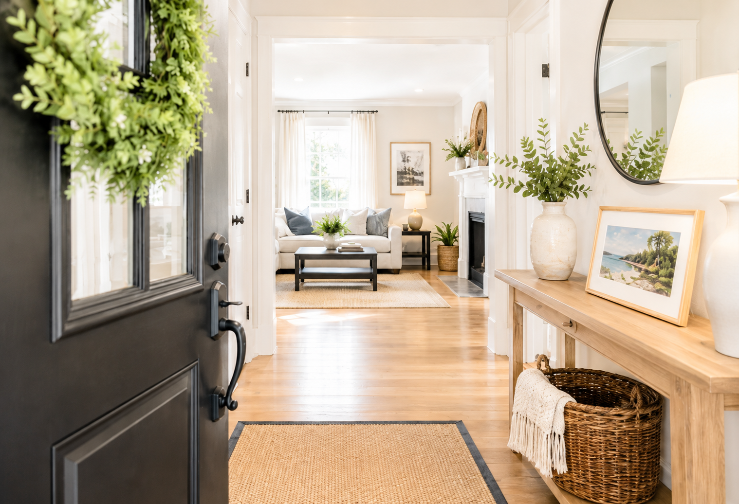 Curated home vignette